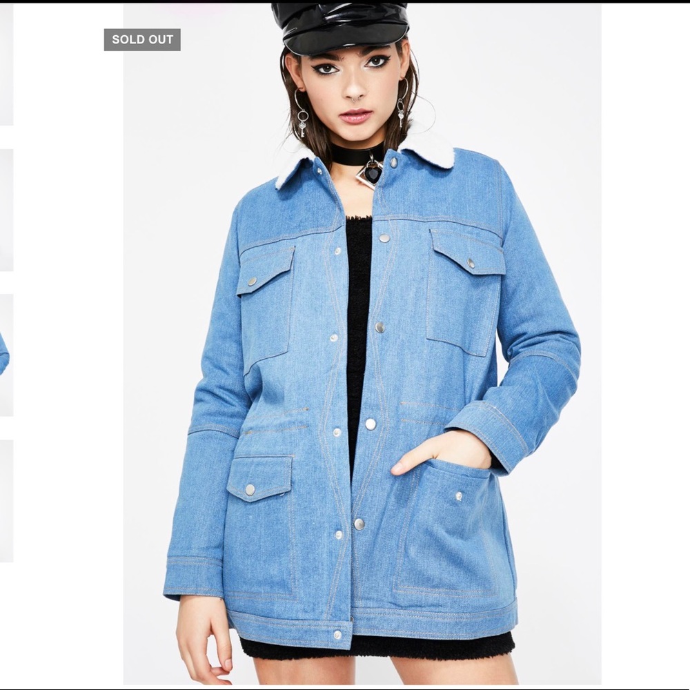 Dolls Kill Not Your Basic Denim Jacket - image 3